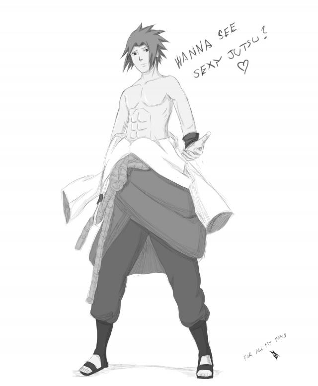 Sexy Sasuke sketch